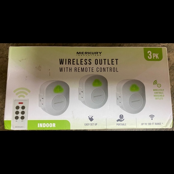 3PACK WIRELESS REMOTE CONTROL ELECTRICAL OUTLET SWITCH - Picture 2 of 3